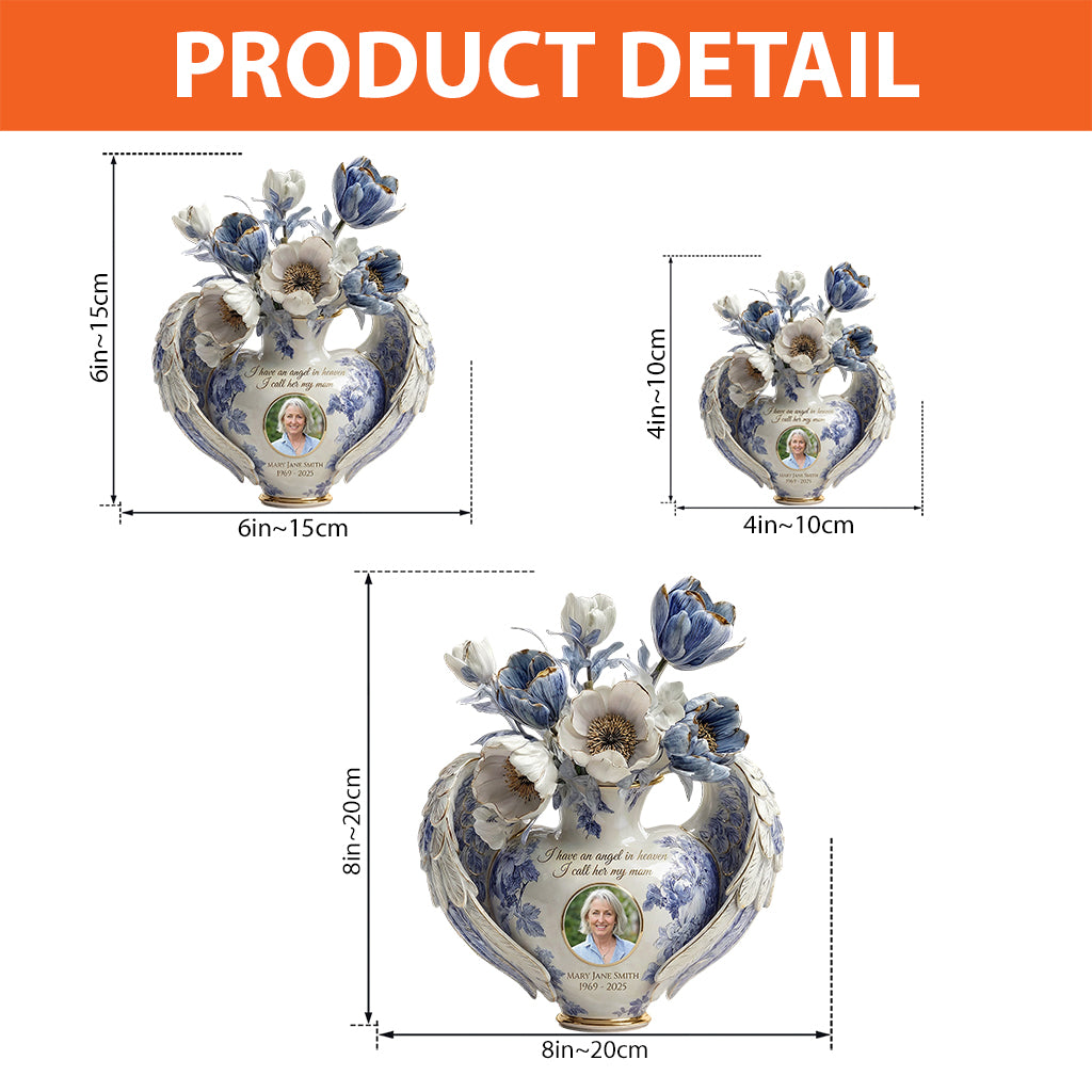 Toile-de-Jouy-Blumenmuster – Personalisierte Gedenktafel aus Acryl in individueller Form
