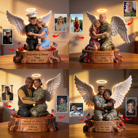 Erinnern und Ehren - Personalisierte Acryl-LED-Nachtlampe