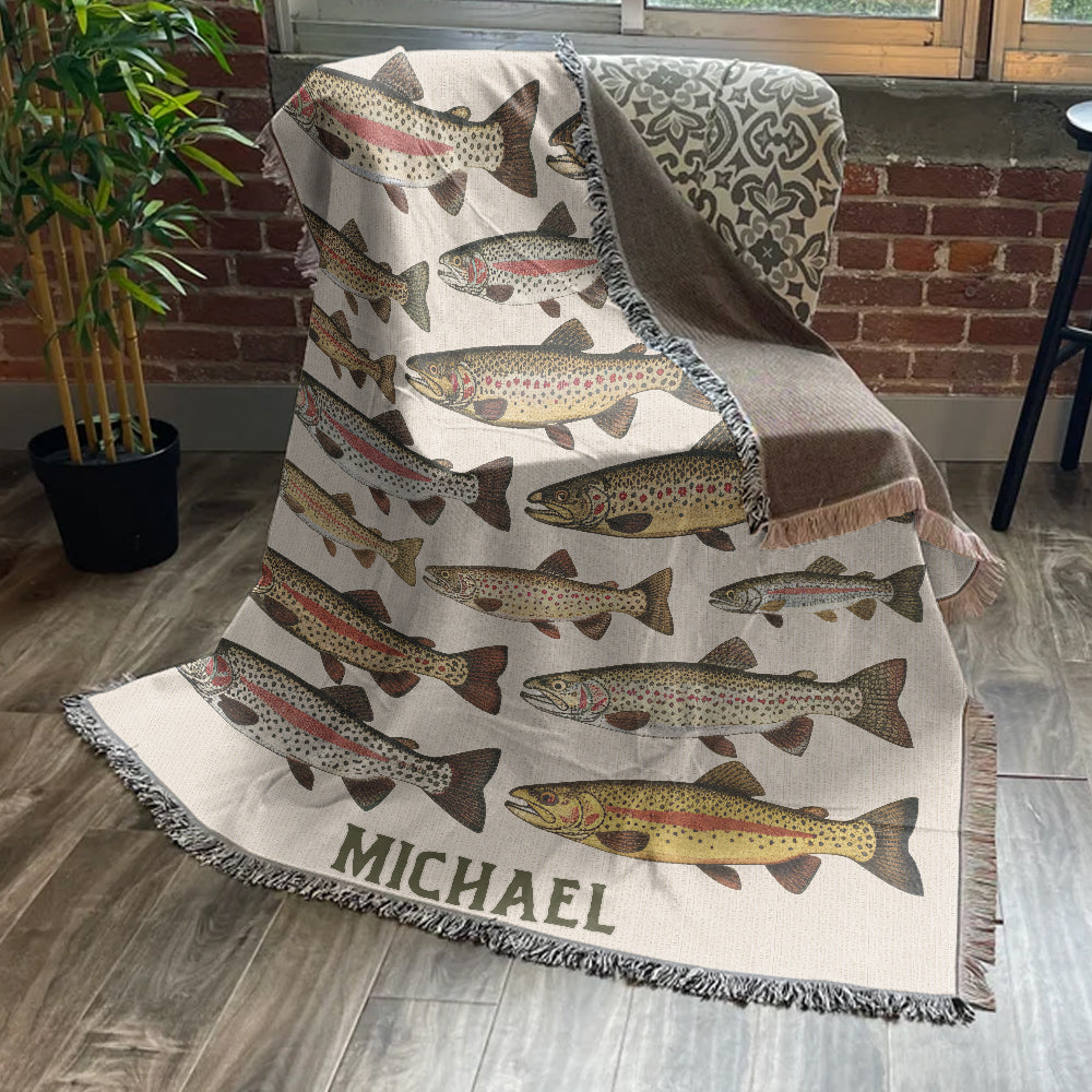 Angel-Liebhaber-Decke – Personalisierte Angeldecke