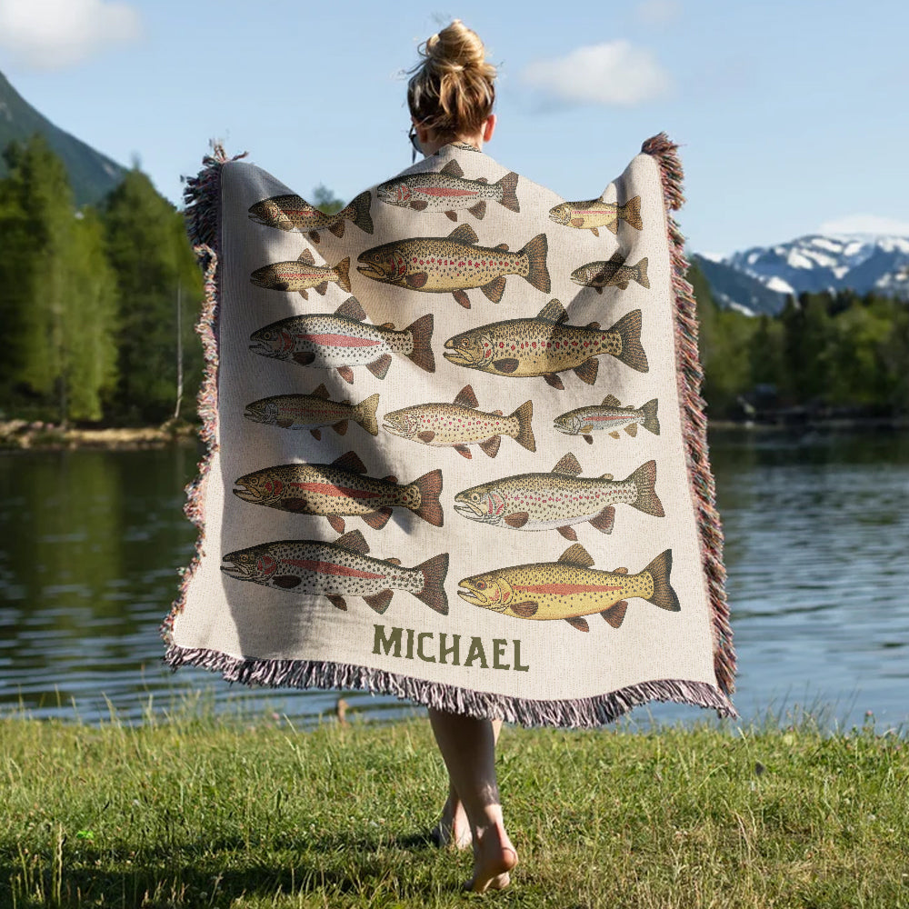 Angel-Liebhaber-Decke – Personalisierte Angeldecke