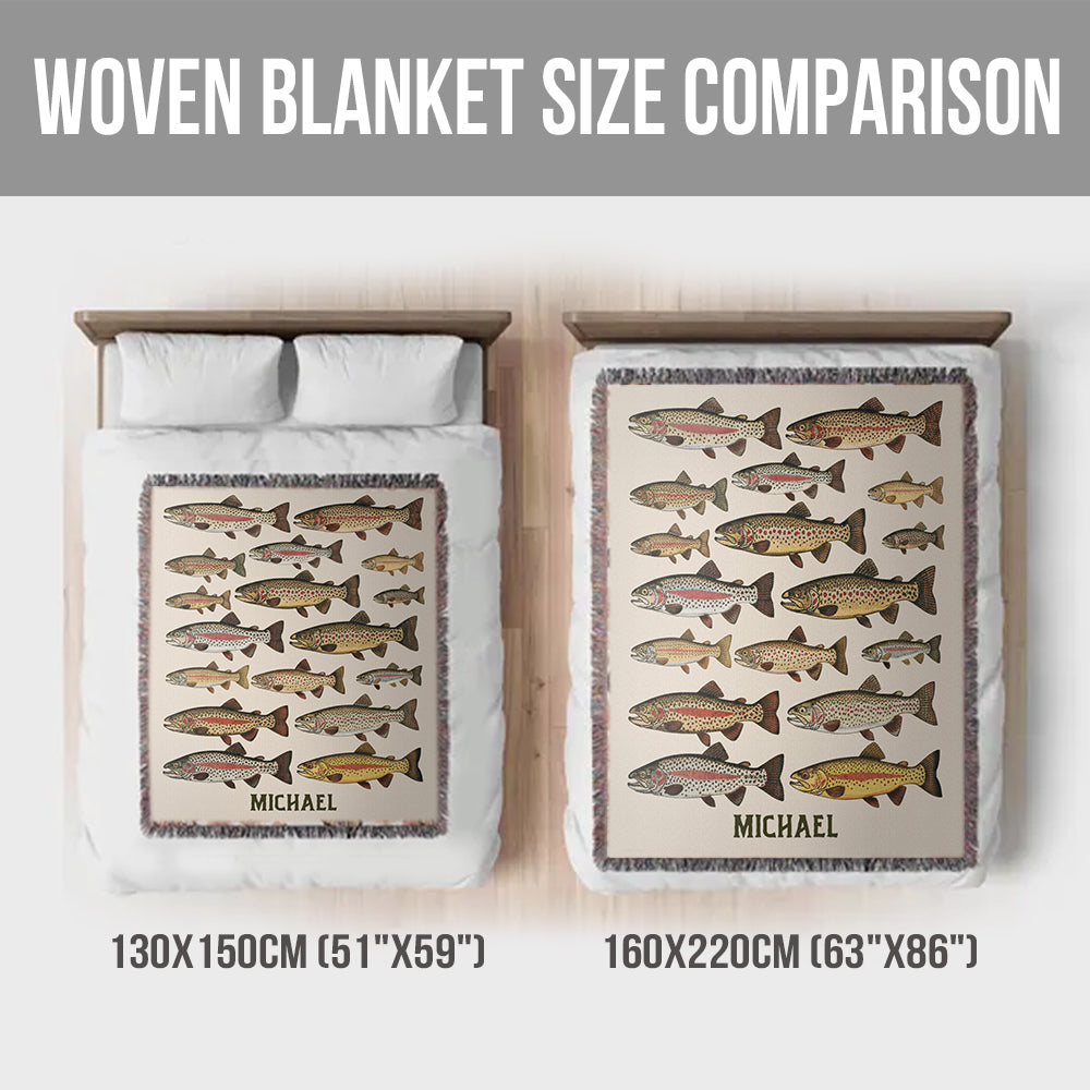 Angel-Liebhaber-Decke – Personalisierte Angeldecke