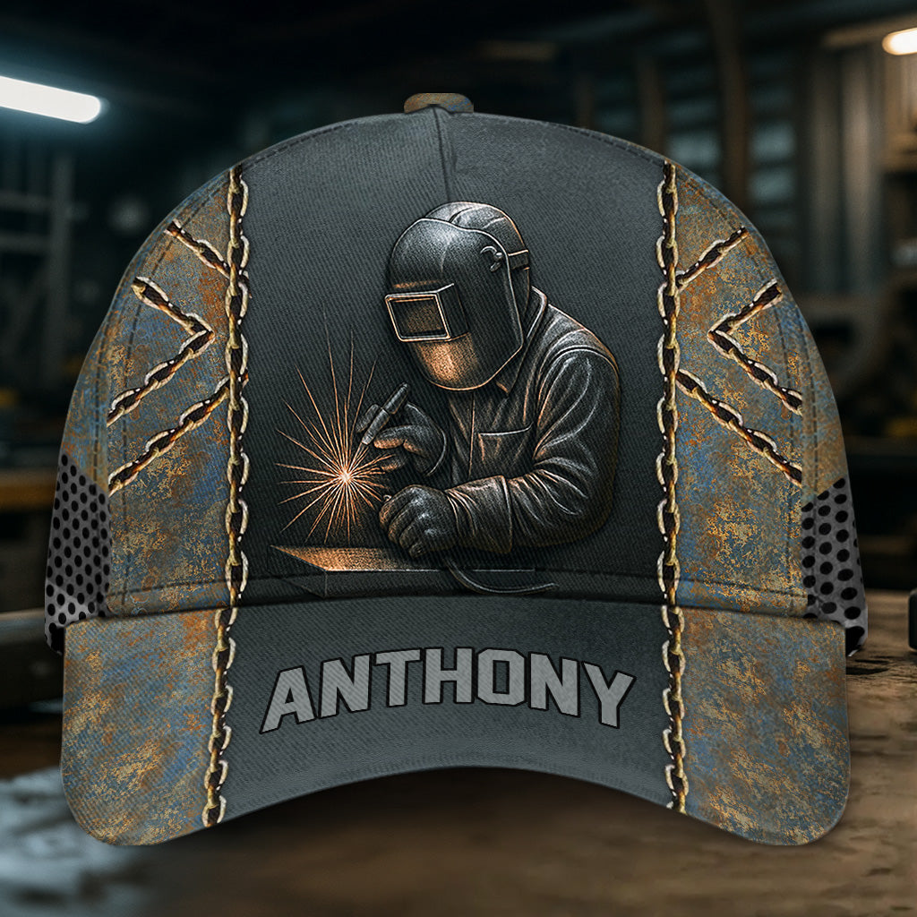 Coole Schweißer-Männer – Personalisierte klassische Schweißerkappe