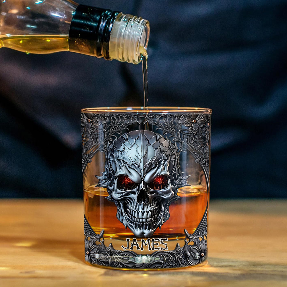 Cool Skull - Personalized Skull Whiskey Decanter Set