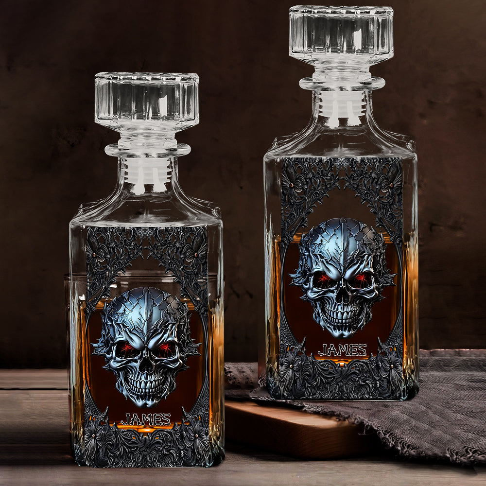 Cooler Totenkopf – personalisiertes Totenkopf-Whiskyglas
