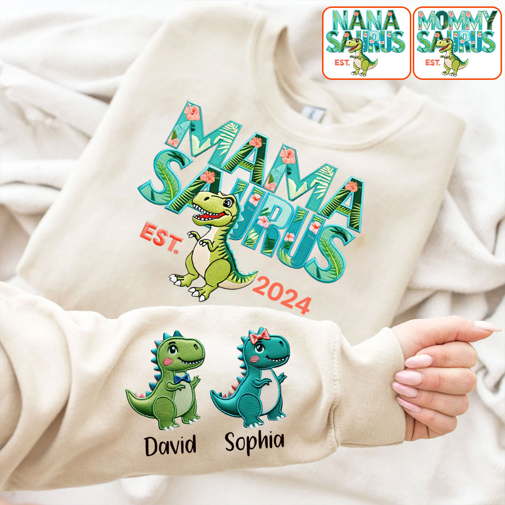 Mamasaurus - Personalized Mother All Over Shirt