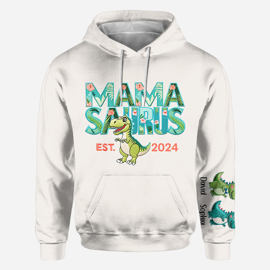 Mamasaurus - Personalized Mother All Over Shirt