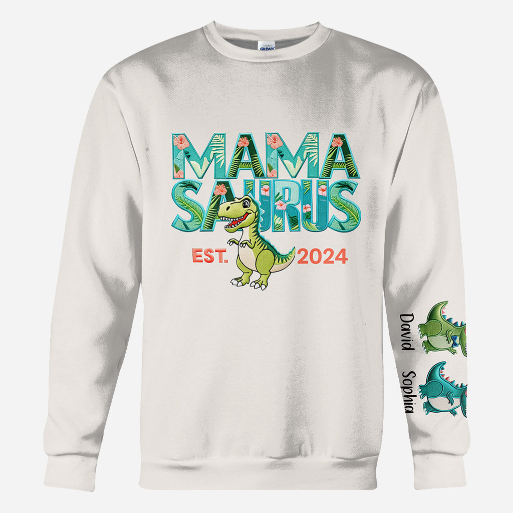 Mamasaurus - Personalized Mother All Over Shirt