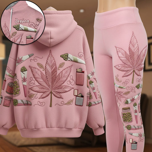 Stoner Chic - Personalized Weed Hoodie and Leggings