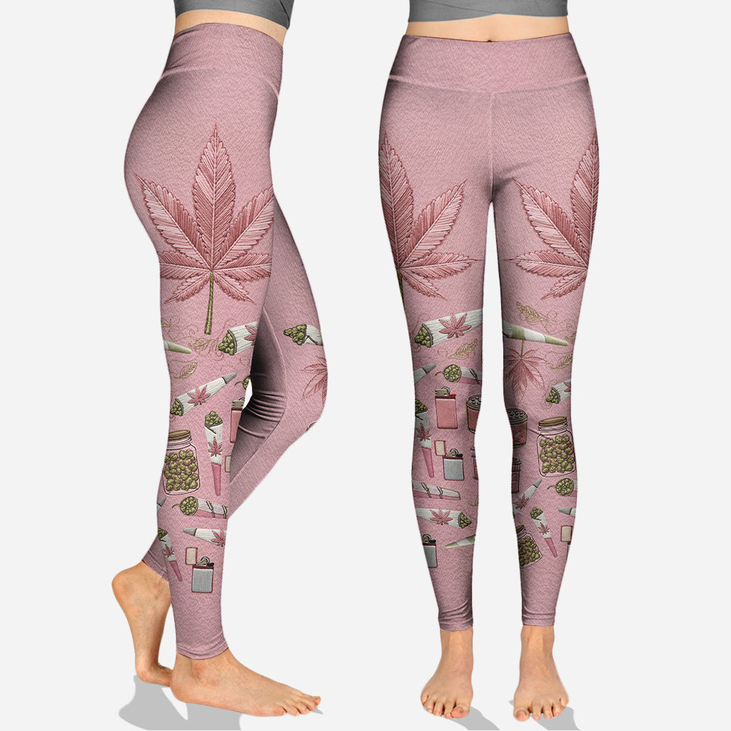 Stoner Chic – Personalisierter Weed-Hoodie und Leggings