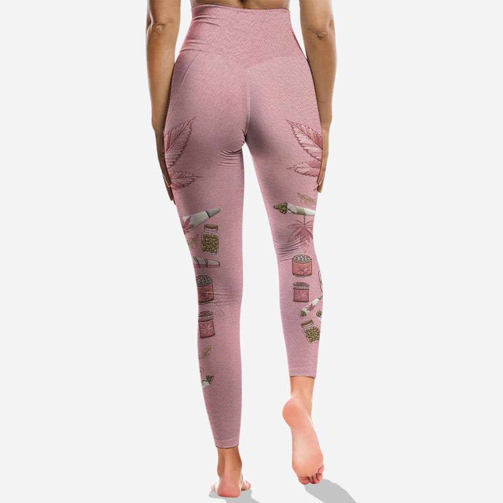 Stoner Chic – Personalisierter Weed-Hoodie und Leggings