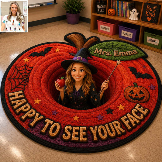 Welcome To The Class - Personalized Teacher Non-Slip Tufted Rug