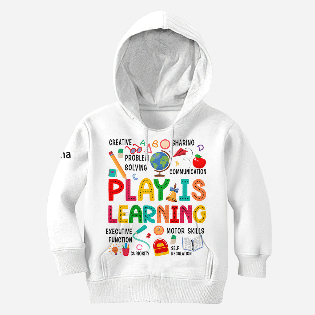 Zurück zur Schule - Personalisierte Lehrer All Over Shirt