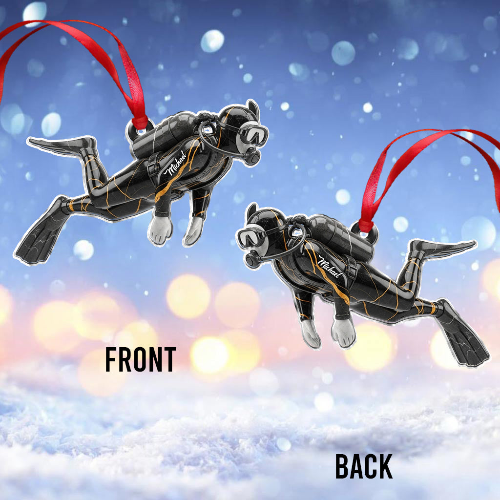 Ich liebe Tauchen – personalisierter Taucher-Anhänger