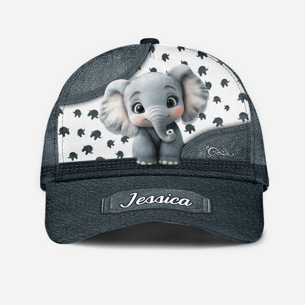 Cute Baby Elephant - Personalized Elephant Classic Cap