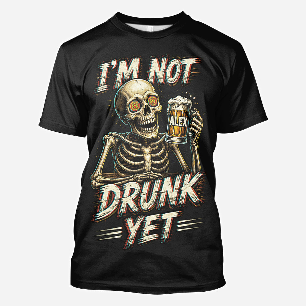 Ich bin noch nicht betrunken - Personalisierte Bier-Allover-Shirt