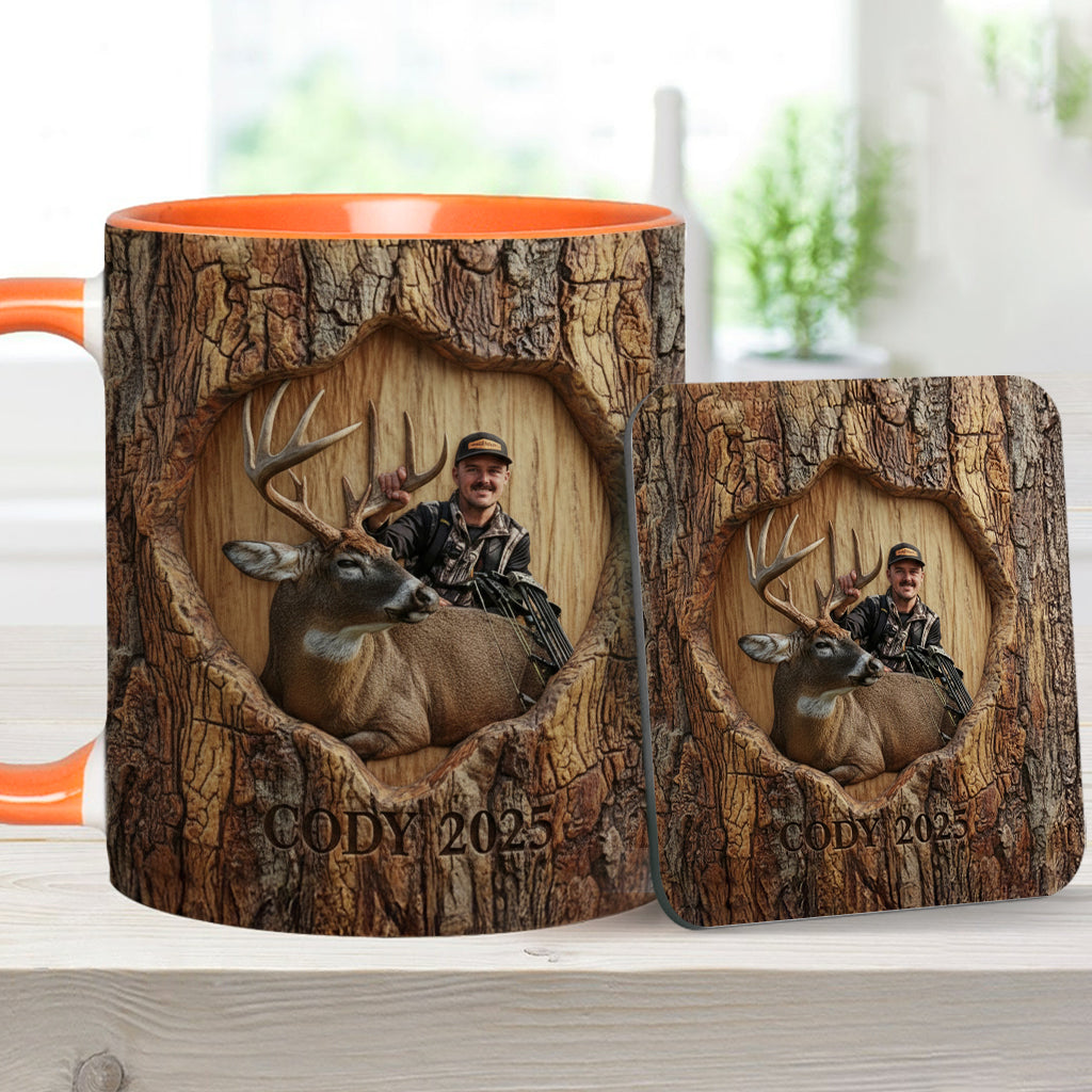 (Test AI) Hunting Accent Mug & Coaster