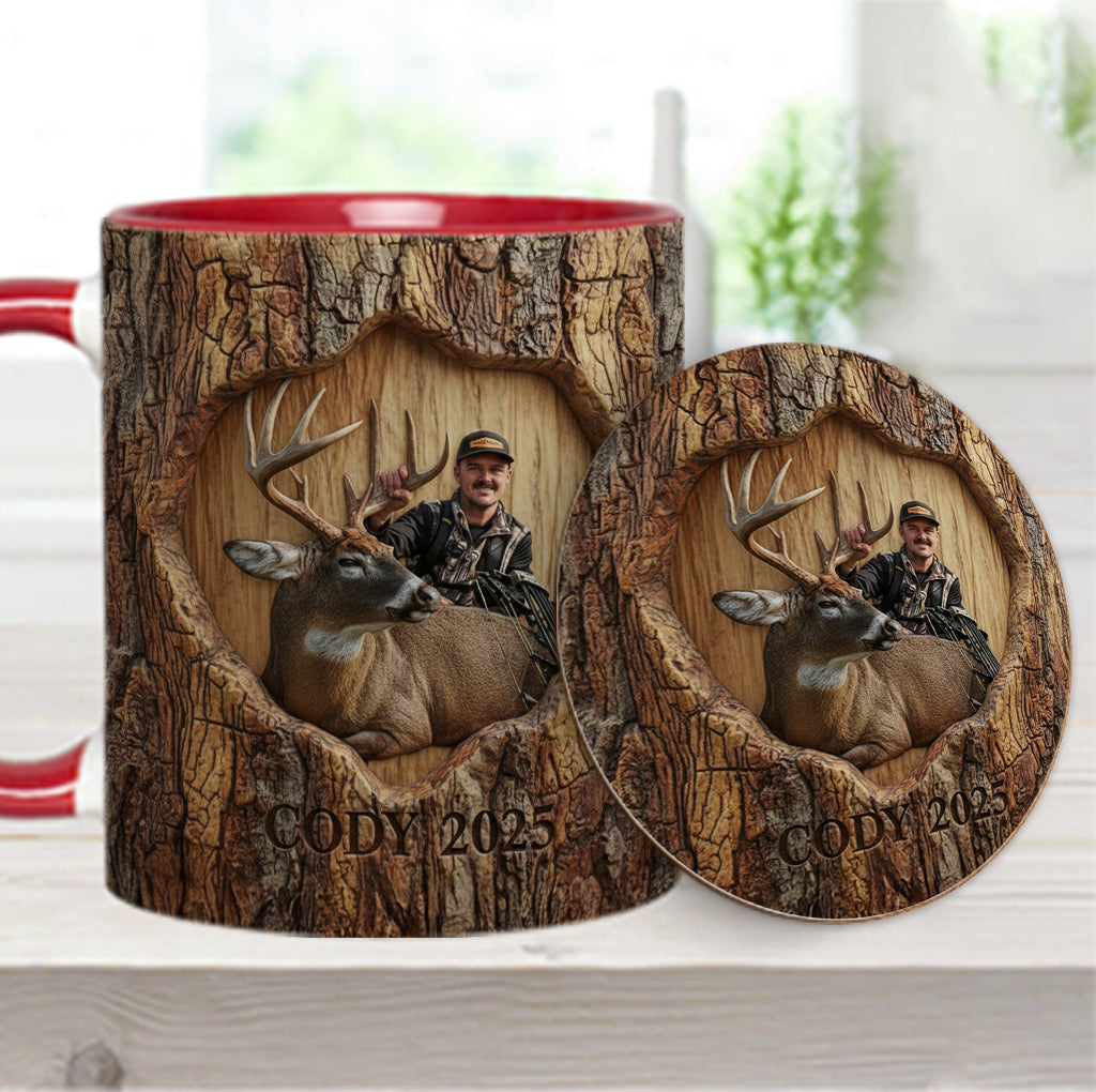(Test AI) Hunting Accent Mug & Coaster