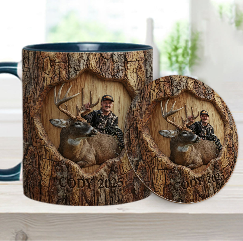 (Test AI) Hunting Accent Mug & Coaster