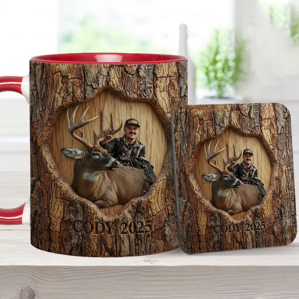 (Test AI) Hunting Accent Mug & Coaster