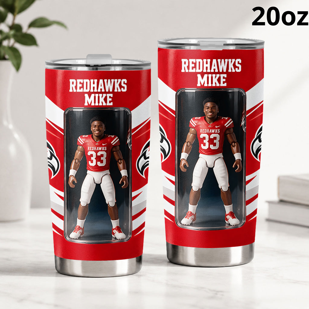 Jeder Sport, Jedes Foto, Jedes Team - Personalisierter Fußball-Becher