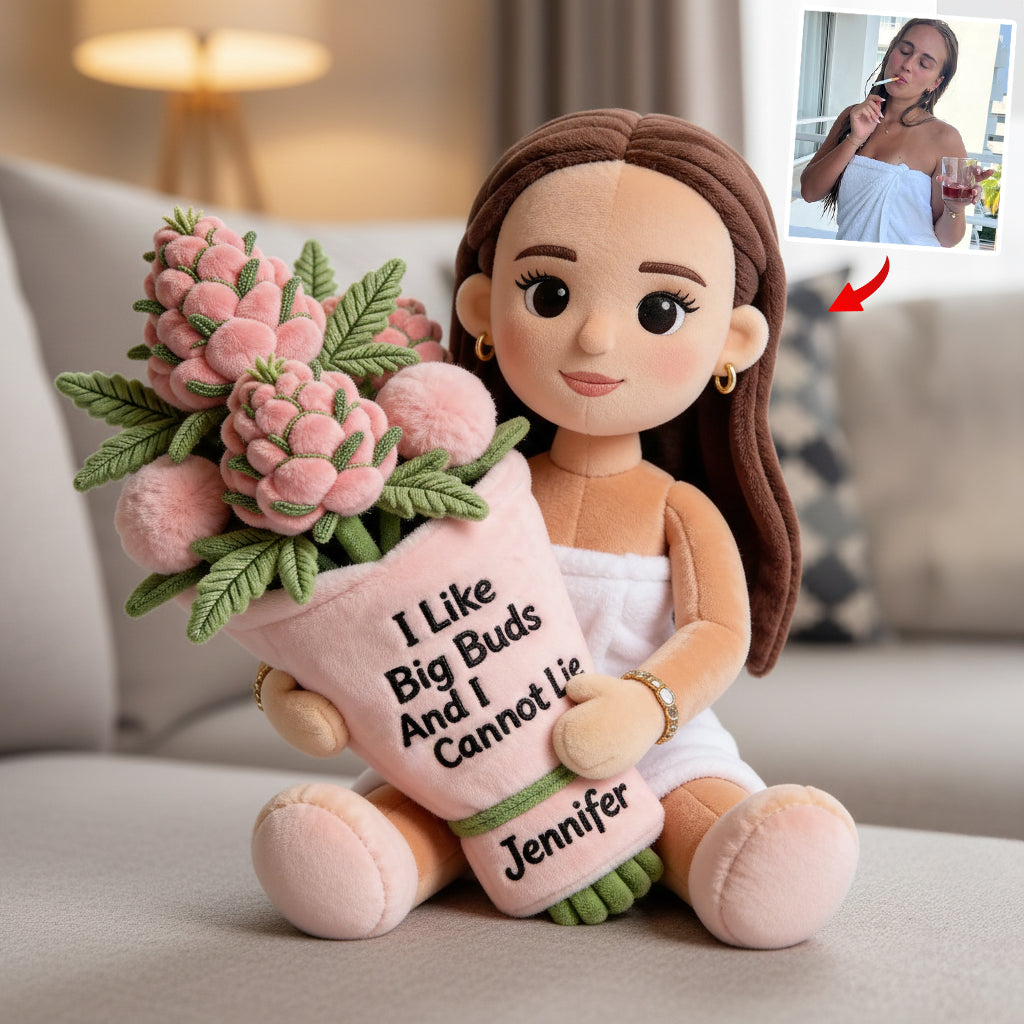 Lustiges Gras-Kissen – personalisiertes Kissen in Form von Gras aus Kunstfell