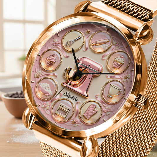 Love Baking - Personalized Baking Women Hand Watch