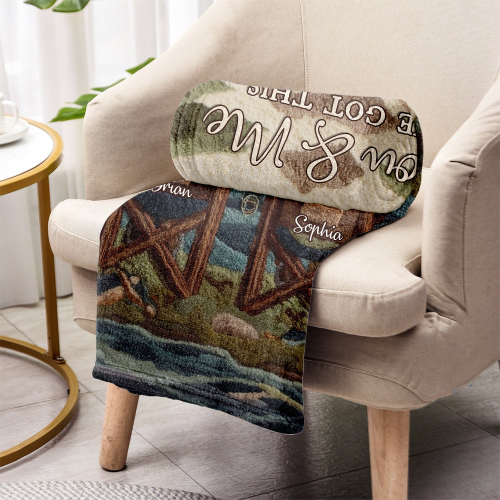 Du & Ich – Personalisierte Angeldecke