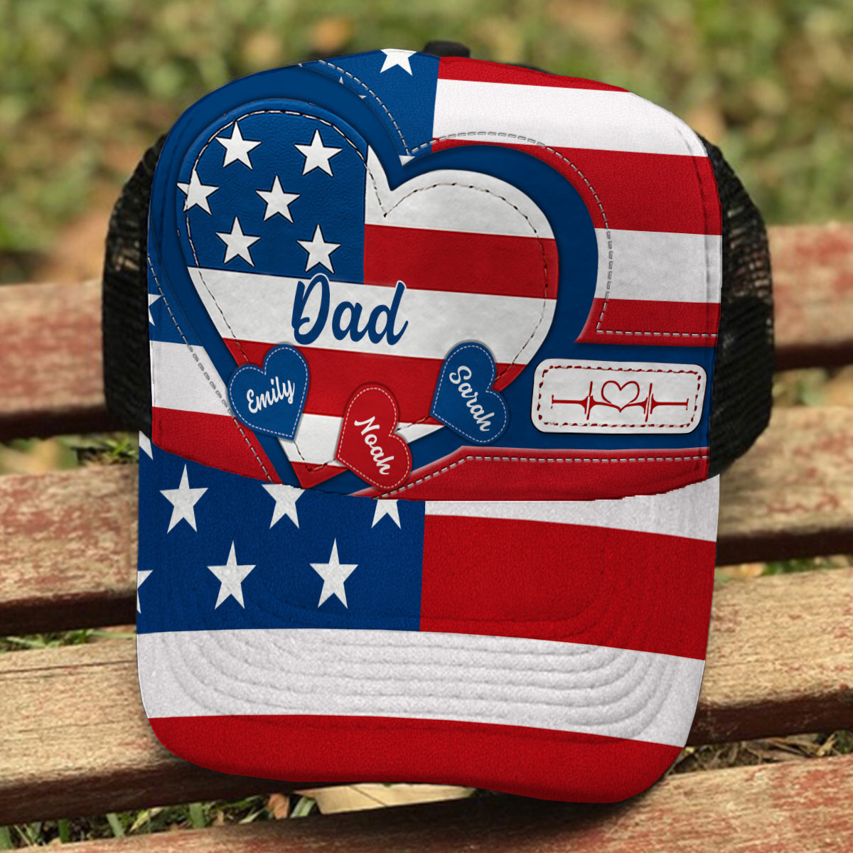 Fröhlichen 4. Juli – Personalisierte Trucker-Mütze zum Unabhängigkeitstag/4. Juli