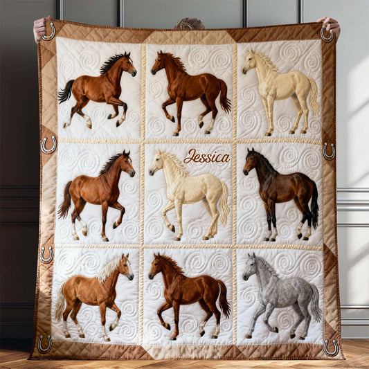 Love Horses - Personalized Horse Blanket