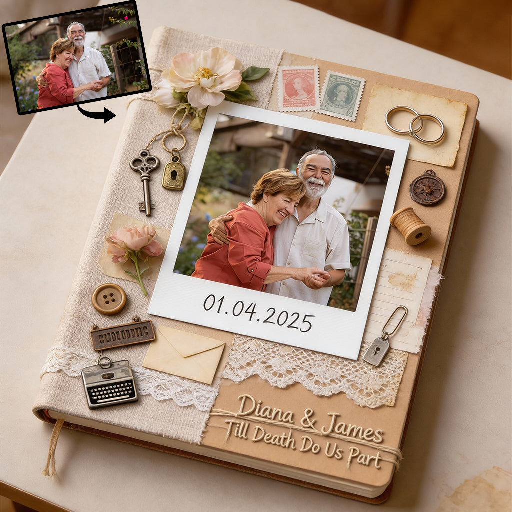 Love Letter To Husband, Boyfriend - Personalized Couple Leather Journal