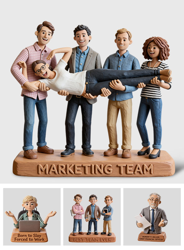 Individuell gestaltbare Acrylplakette für Kollegen nach Foto und Text – personalisierbar