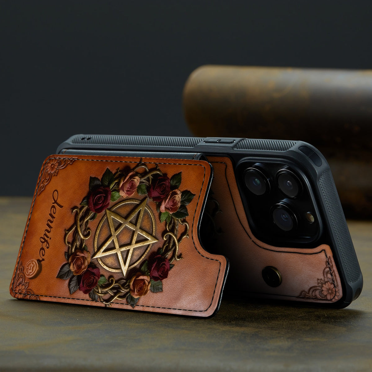 Magisches Symbol – Personalisierte Handyhülle mit Hexenmotiv und Volldruck