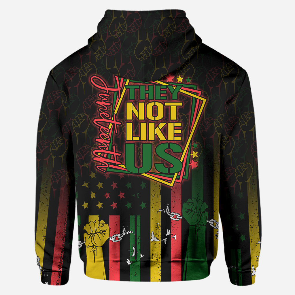 Sie mögen uns nicht – Personalisierter Juneteenth-Hoodie und Leggings
