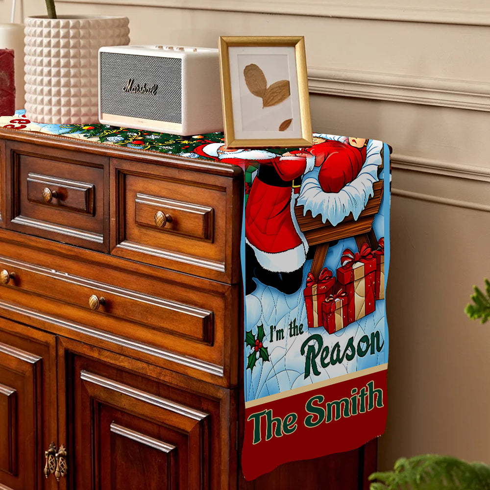 Ich bin der Grund – Personalisierter christlicher Tischläufer