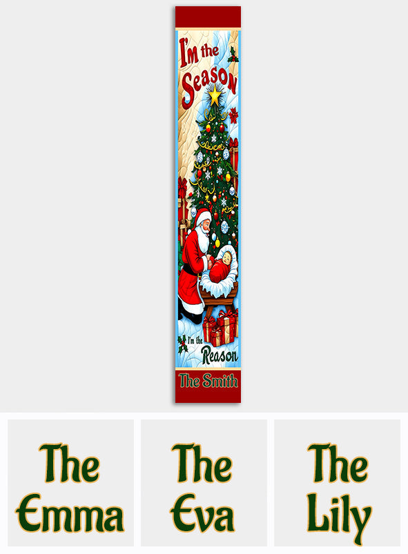 Ich bin der Grund – Personalisierter christlicher Tischläufer