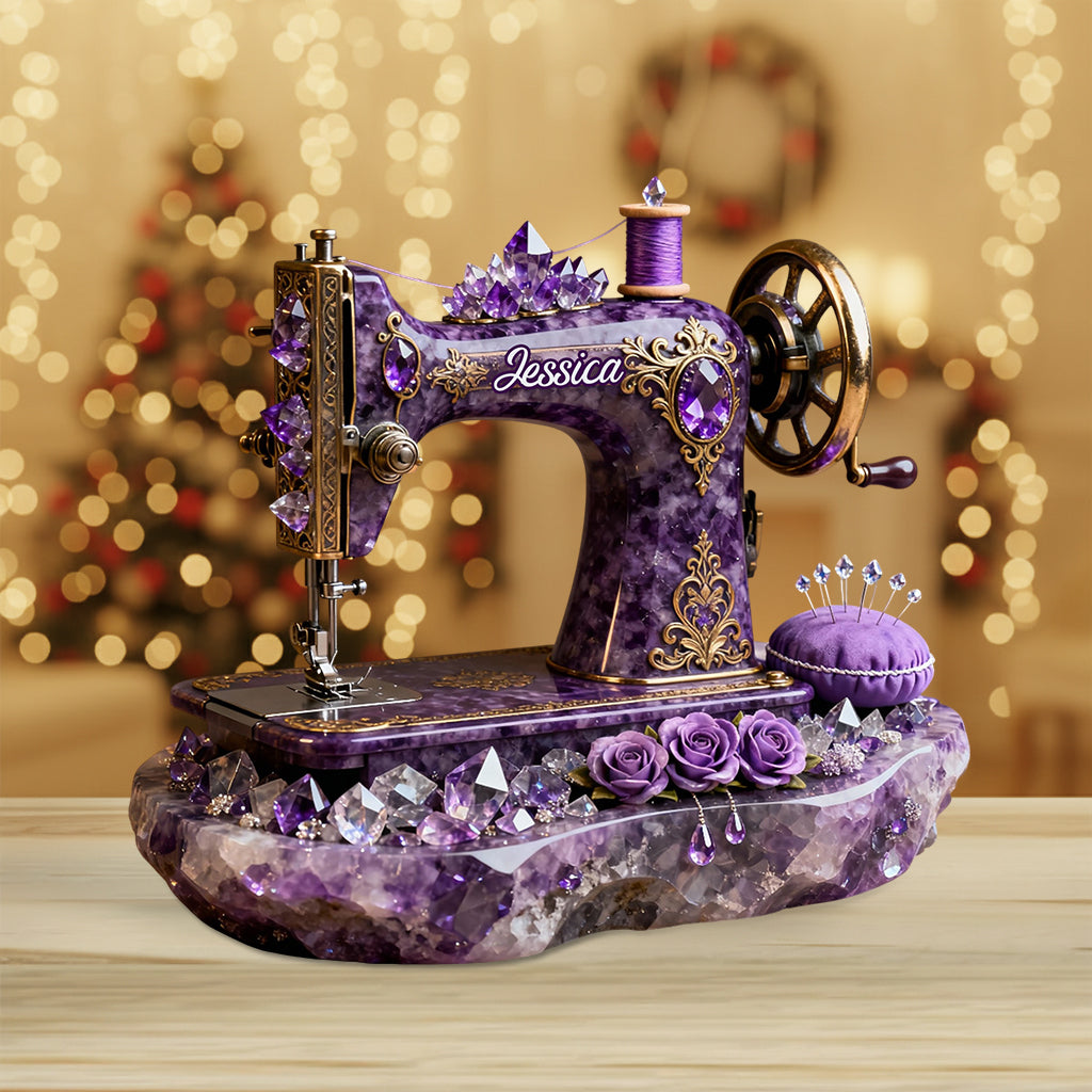 Das perfekte Geschenk für Nähbegeisterte – personalisierte Acrylplakette in individueller Form