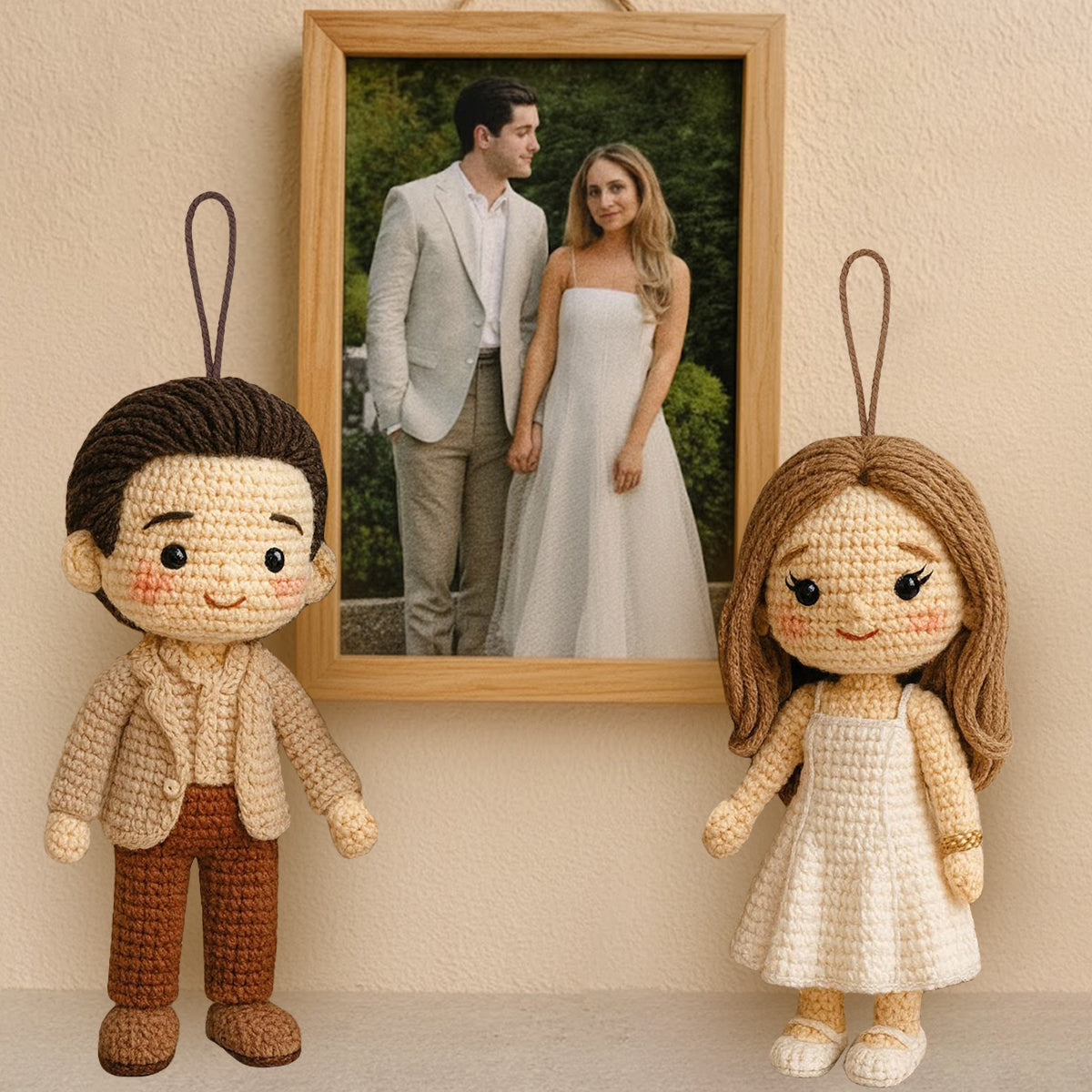 Fröhliche Weihnachten für die Fellnasen – Personalisierter, handgefertigter Hunde-Hakenschmuck