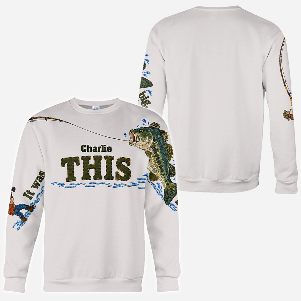 Ask Me How Big It Was - Personalized Fishing All Over Shirt