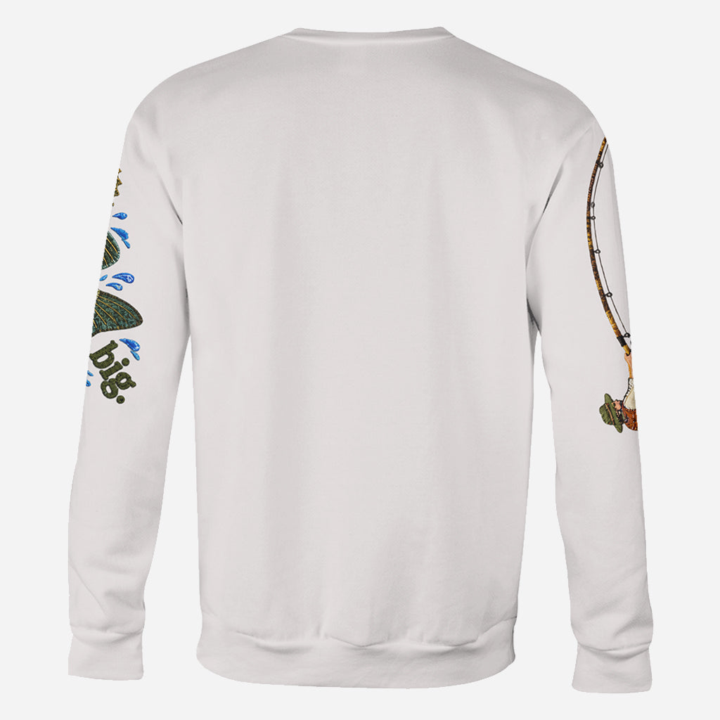 Ask Me How Big It Was - Personalized Fishing All Over Shirt