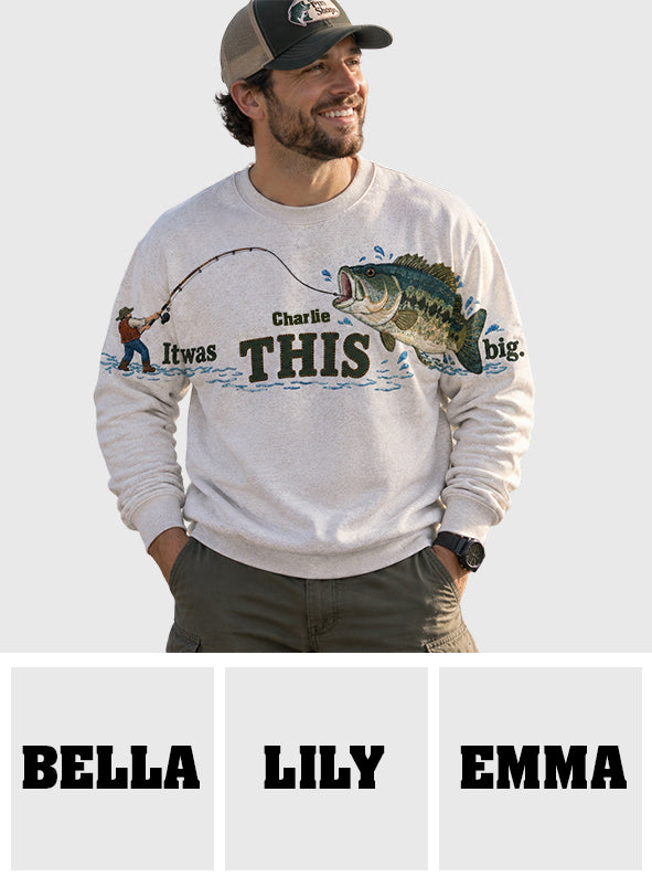 Ask Me How Big It Was - Personalized Fishing All Over Shirt