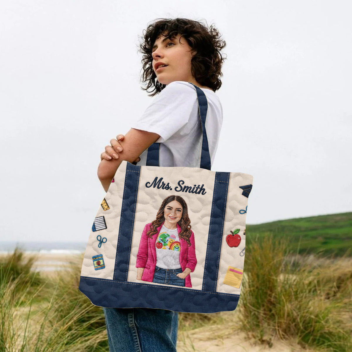 Lehrer Wertschätzung - Personalisierte Lehrer Quilted Tote Bag