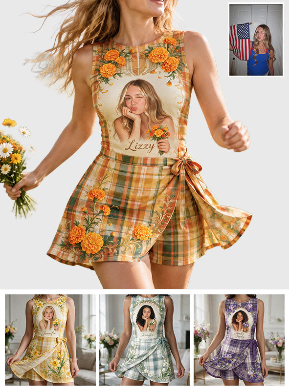Liebe Dich Selbst - Personalisierbares Self Love Wrap Skort Kleid