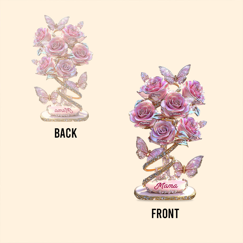 Mein Gartengeschenk für Mama, Oma,... - Personalisierte Acrylplakette in individueller Form für Mutter