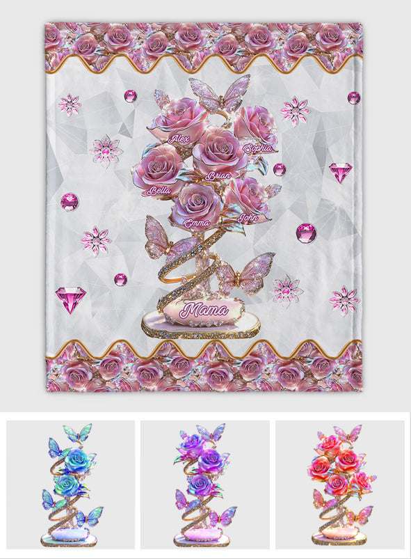 Mein Gartengeschenk für Mama, Oma,... - Personalisierte Mutterdecke