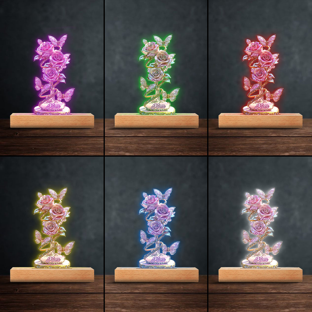 Mein Gartengeschenk für Mama, Oma,... - Personalisierte Acrylplakette in individueller Form für Mutter