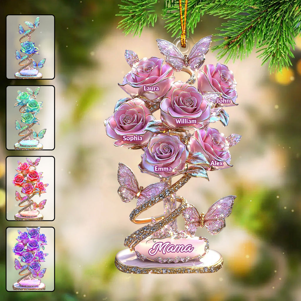 My Garden Gift For Mom, Grandma,... - Personalized Mother Transparent Ornament