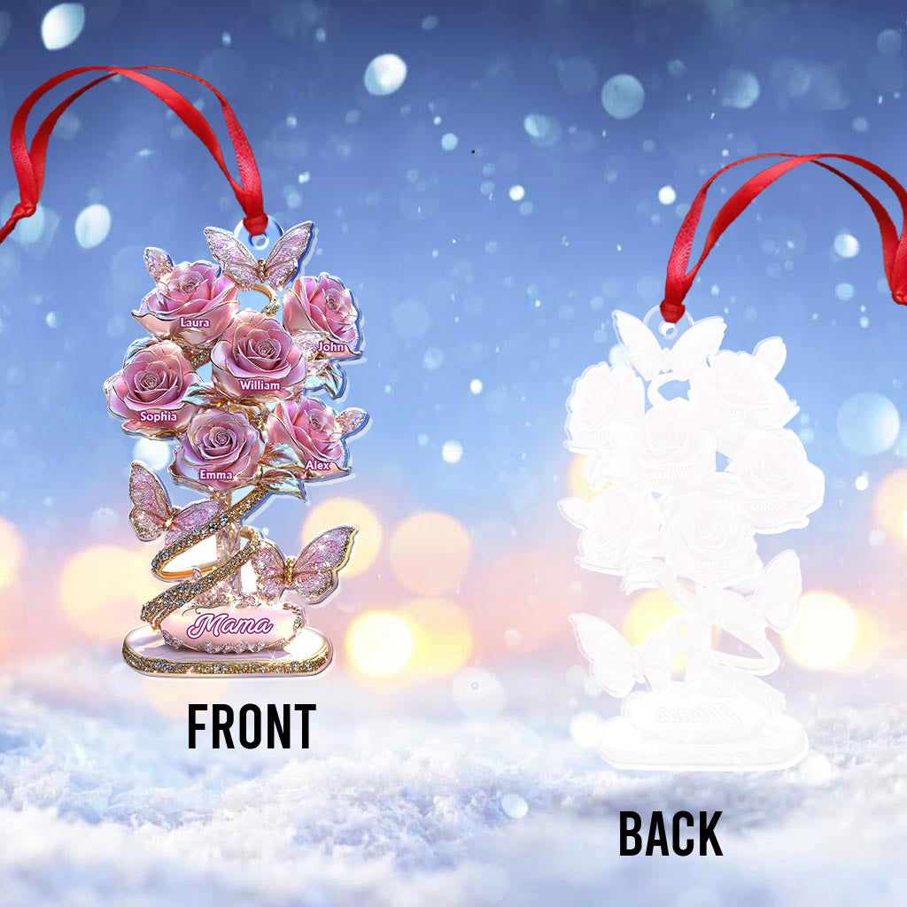 My Garden Gift For Mom, Grandma,... - Personalized Mother Transparent Ornament