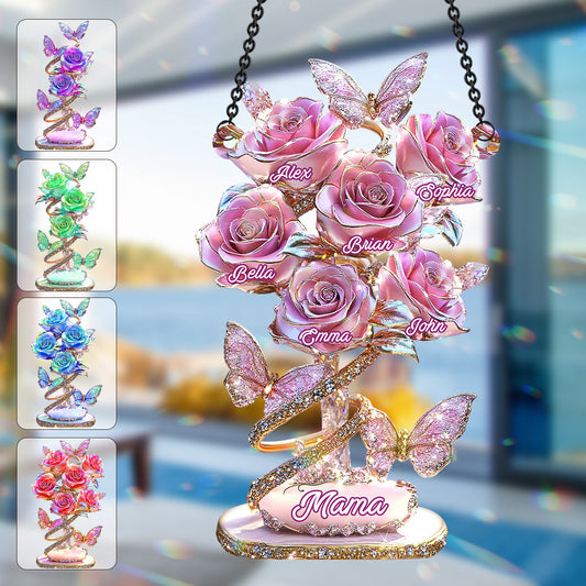 Mein Gartengeschenk für Mama, Oma,... - Personalisierter Fensterhänger-Sonnenfänger für Mütter