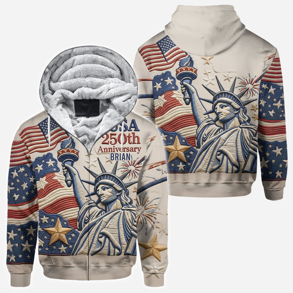 250. Jahrestag der USA – Personalisiertes Ponton-Shirt
