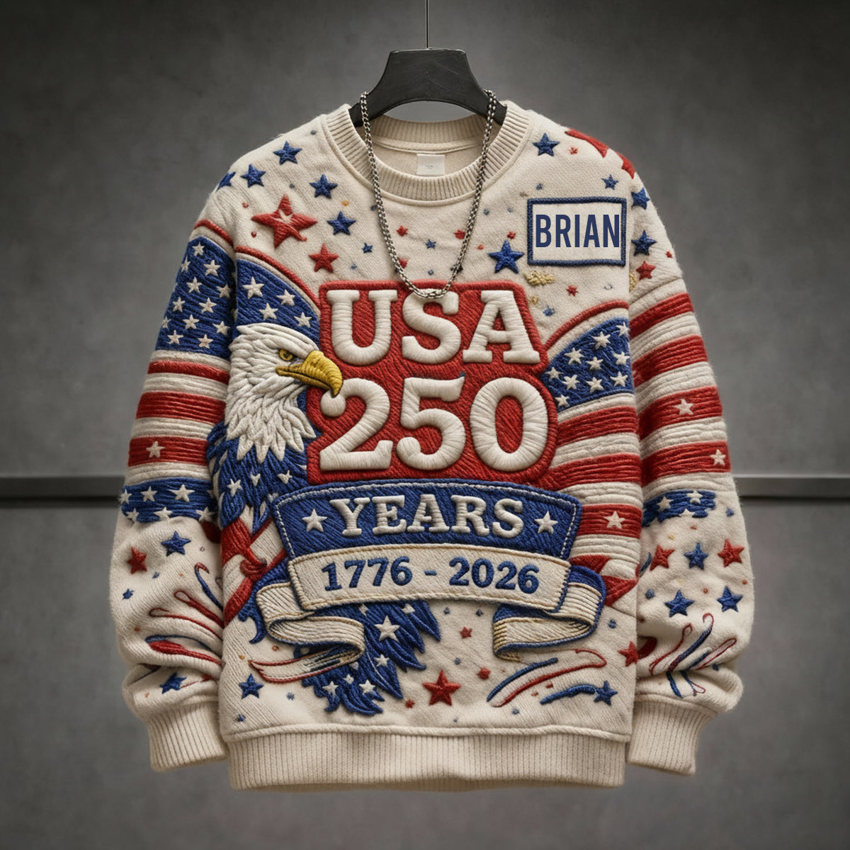 250. Jahrestag der USA – Personalisiertes Ponton-Shirt